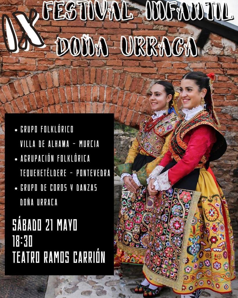 Cartel IX Festival Infantil Doña Urraca