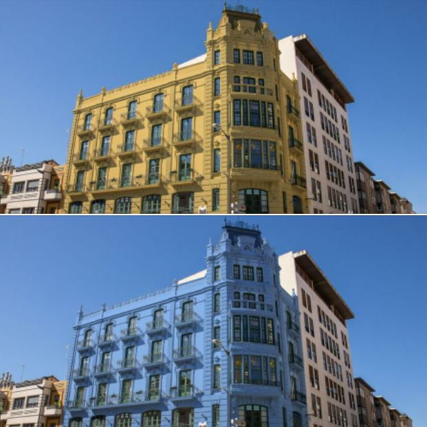 Casa Andreu opciones nueva fachada