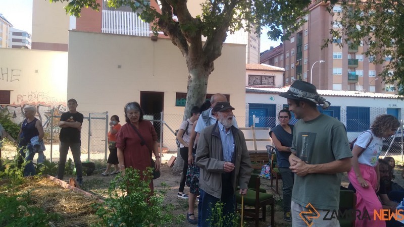 Coomonte en el huerto urbano