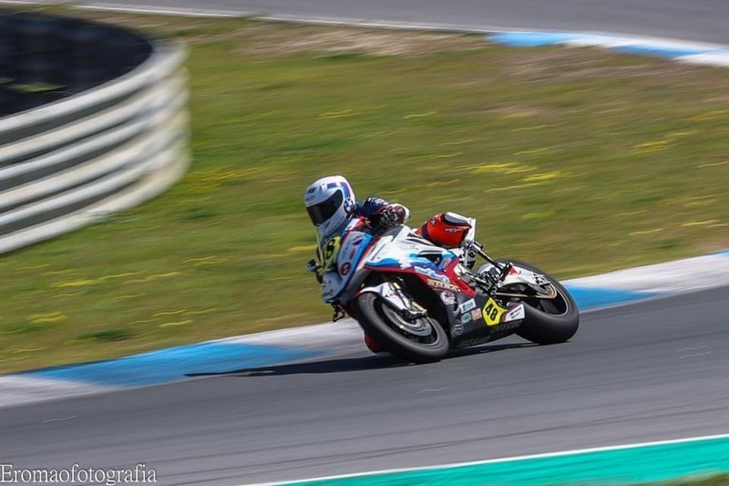 Carlos Blanco en el circuito de Jerez