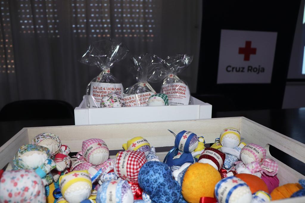 Algunas de las motankas realizadas por los voluntarios de Los Bloques y el grupo RESPIRO de Cruz Roja Fotografía: CEDIDA Cruz Roja