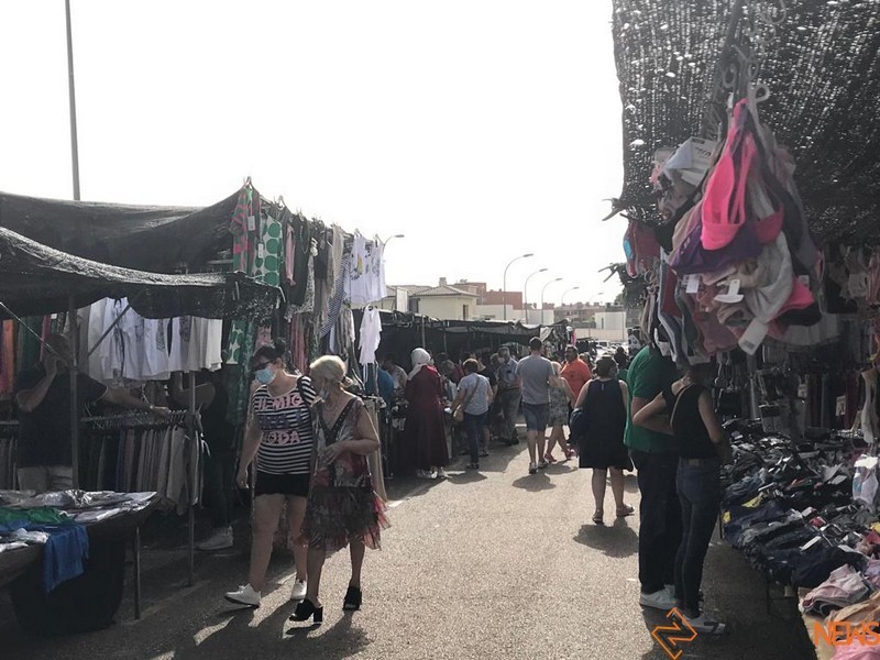 Mercadillo de Zamora esta mañana