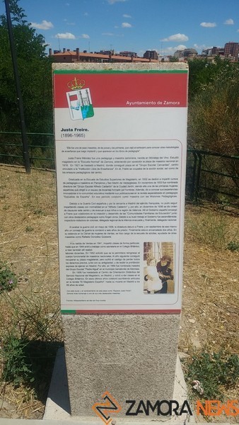 Placa de Justa Freire