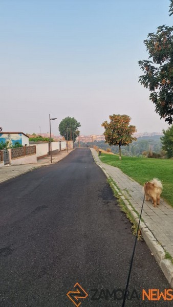 Humo desde las Vistillas