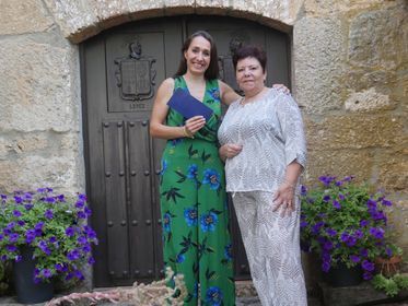 Angélica López durante el acto de entrega de la obra donada a favor de la asociación 'La Culebra no se calla'. Fotografía: AL