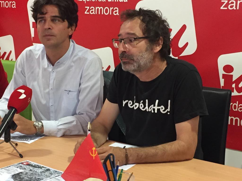 El coordinador de Izquierda Unida Zamora, Miguel Ángel Viñas