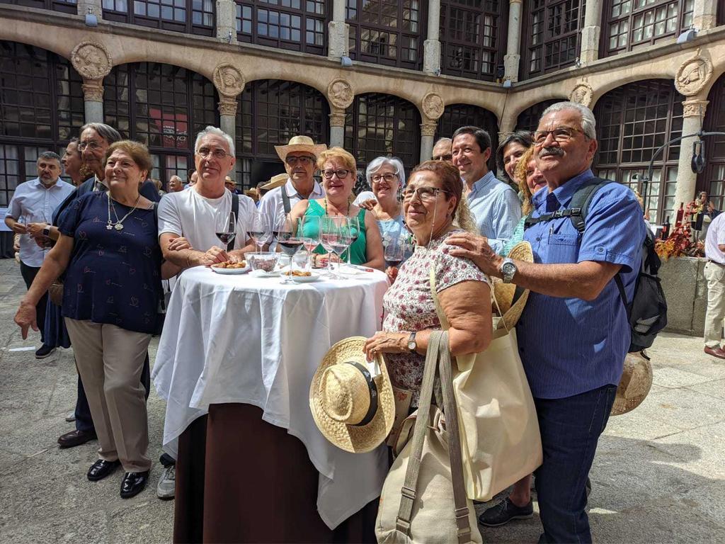 Acto de recepción de los representantes de las Casas de Zamora dentro de la Feria Fromago. Fotografía: Diputación de Zamora