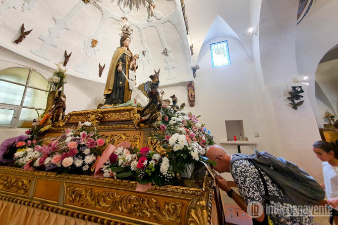 La romería de la Virgen del Carmen en Navianos congrega la devoción de la Comarca. Fotografía: Interbenavente