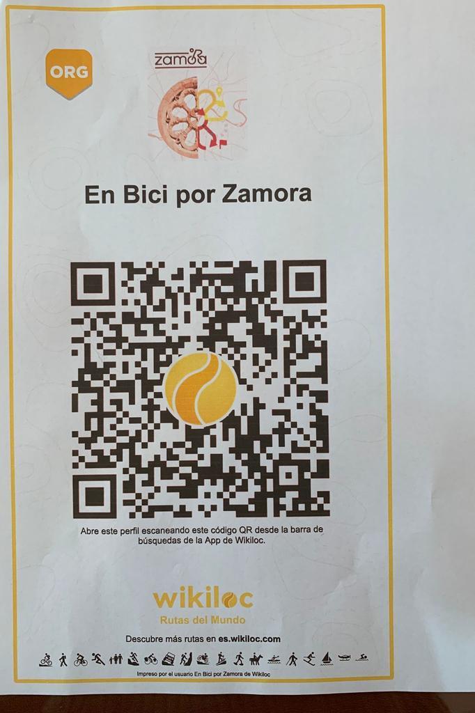 QR En bici por zamora