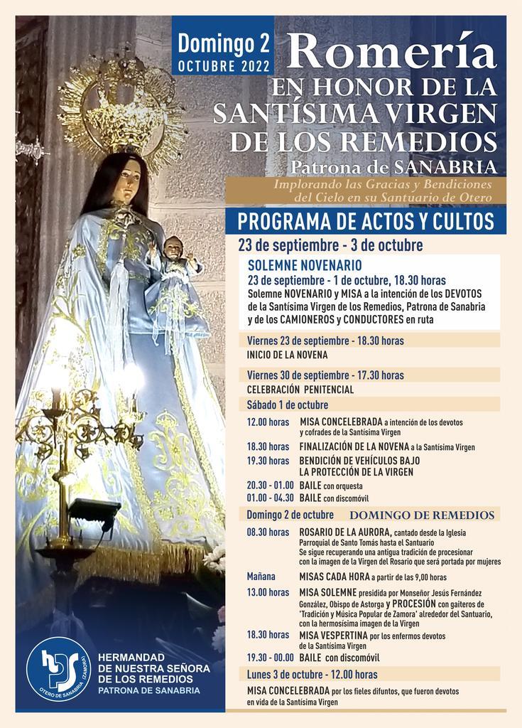 Cartel Romería Santísima Virgen de los Remedios