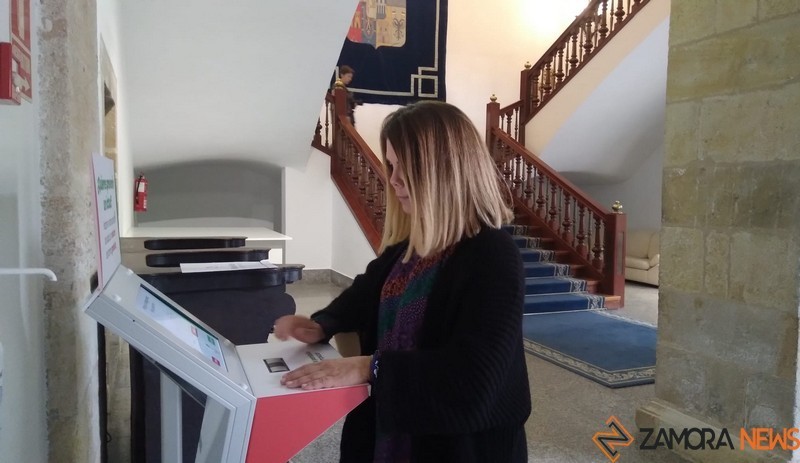 Punto de medición instalado en la Diputación de Zamora