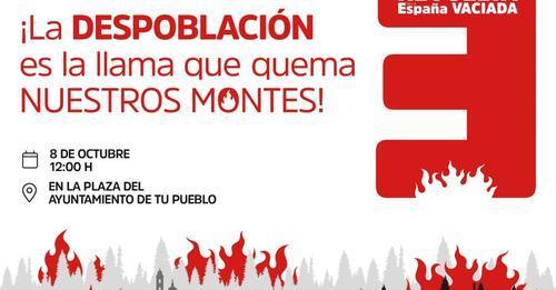 Cartel Revuelta España Vaciada