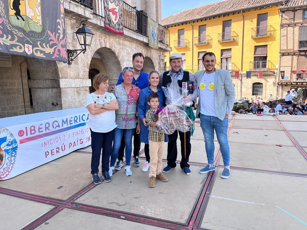 Tomás del Bien durante la Fiesta de la Vendimia
