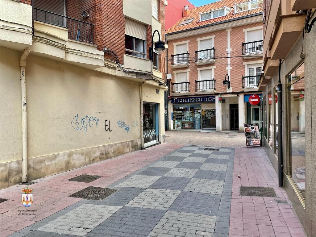 Pavimentación centro de Benavente