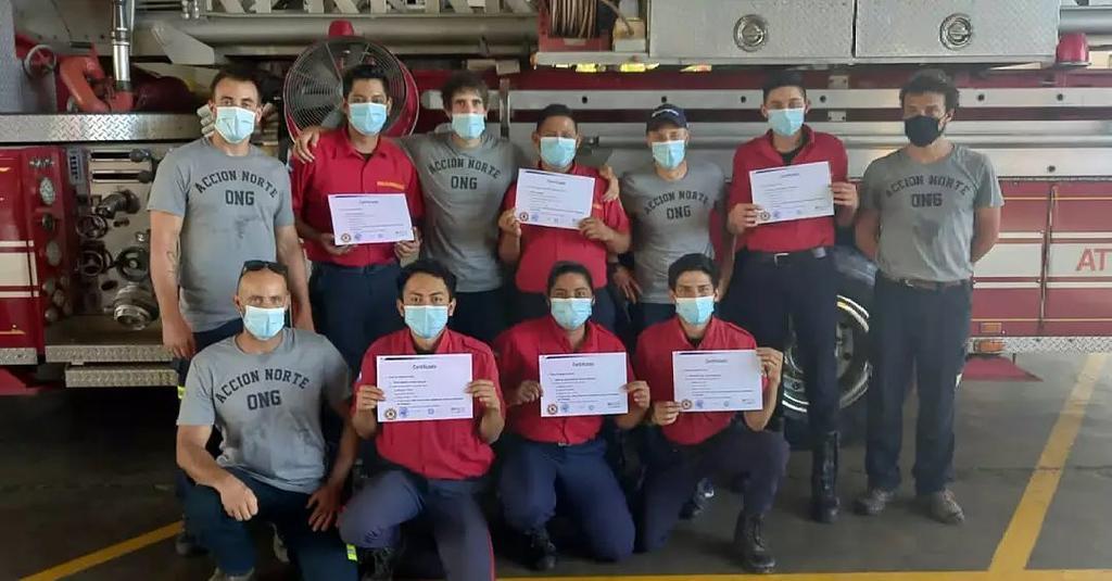 bomberos título y cursos