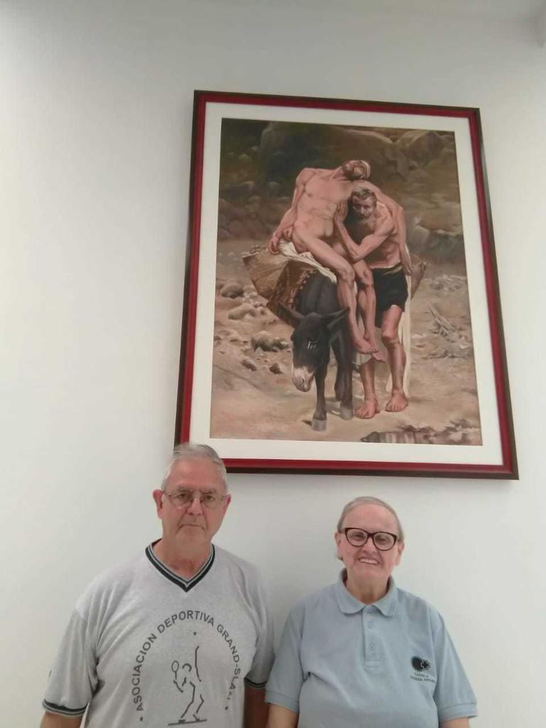 Pedro Rosón y Juanita de Alicante, que fundó el asilo de desamparados en Perú hace 30 años. Fotografía CEDIDA