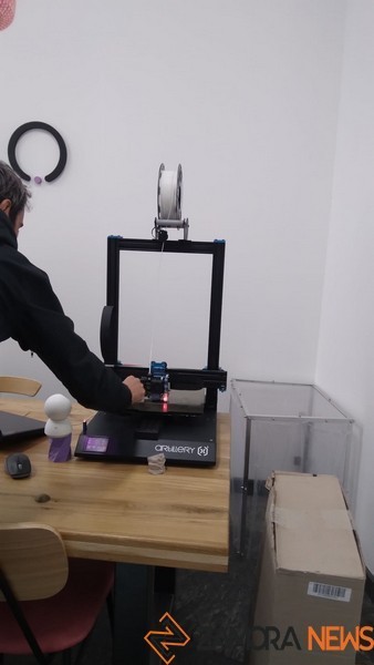 Máquina impresora de 3D