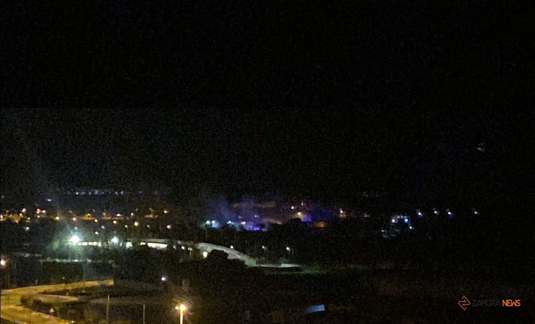 Incendio en el barrio de San Frontis