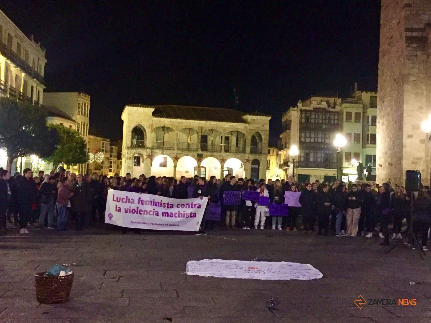 Manifestación Coordinadora Lucha Feminista Zamora por el 25N