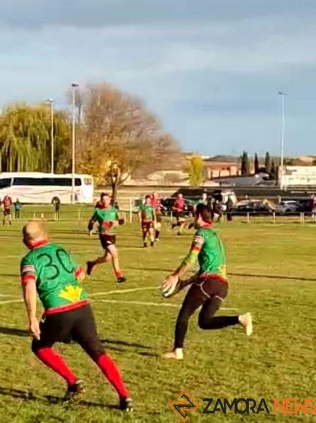 Partido del Zamora Rugby Club en León. Foto cedida