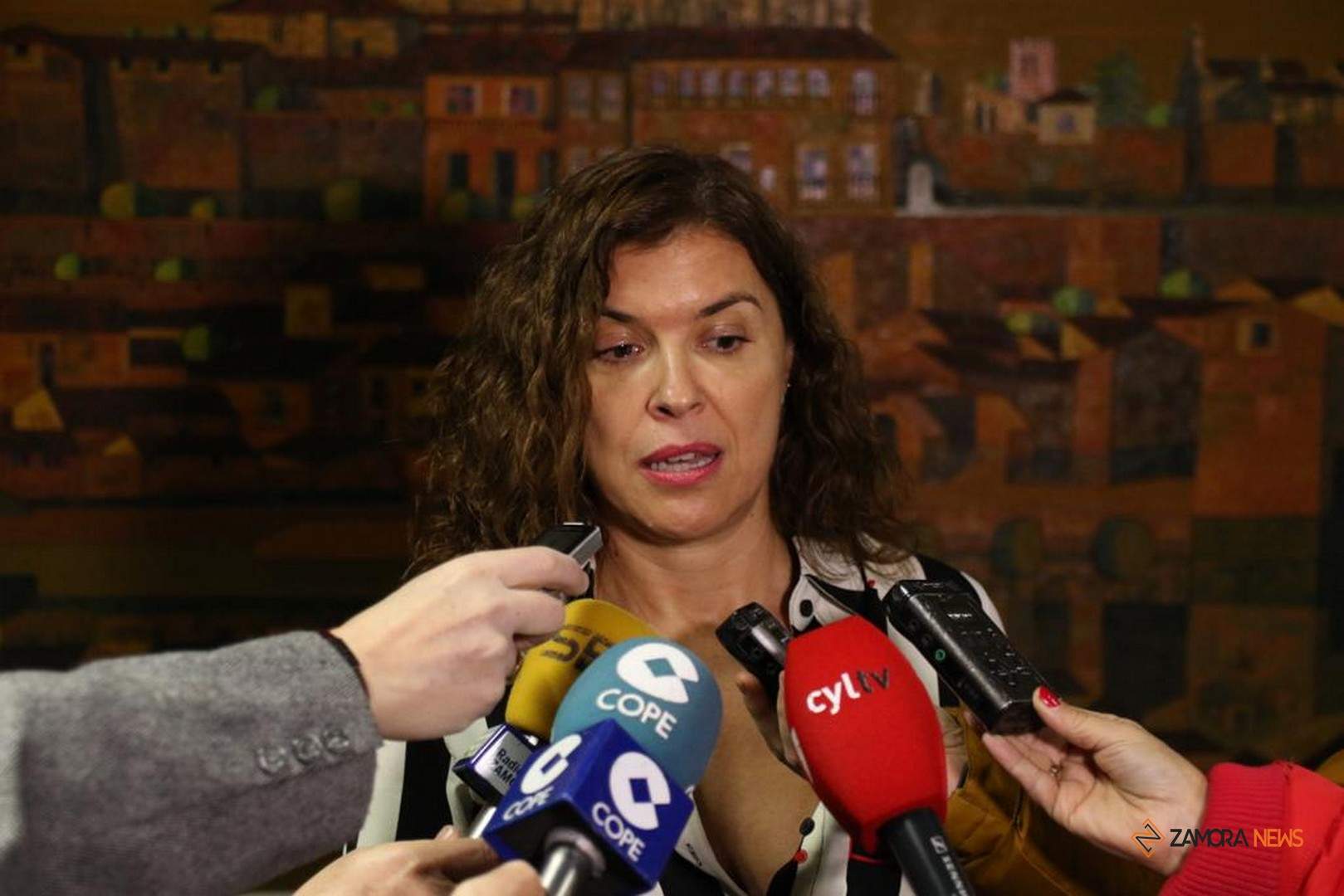 Clara San Damián durante su despedida como delegada territorial de la Junta en Zamora_2