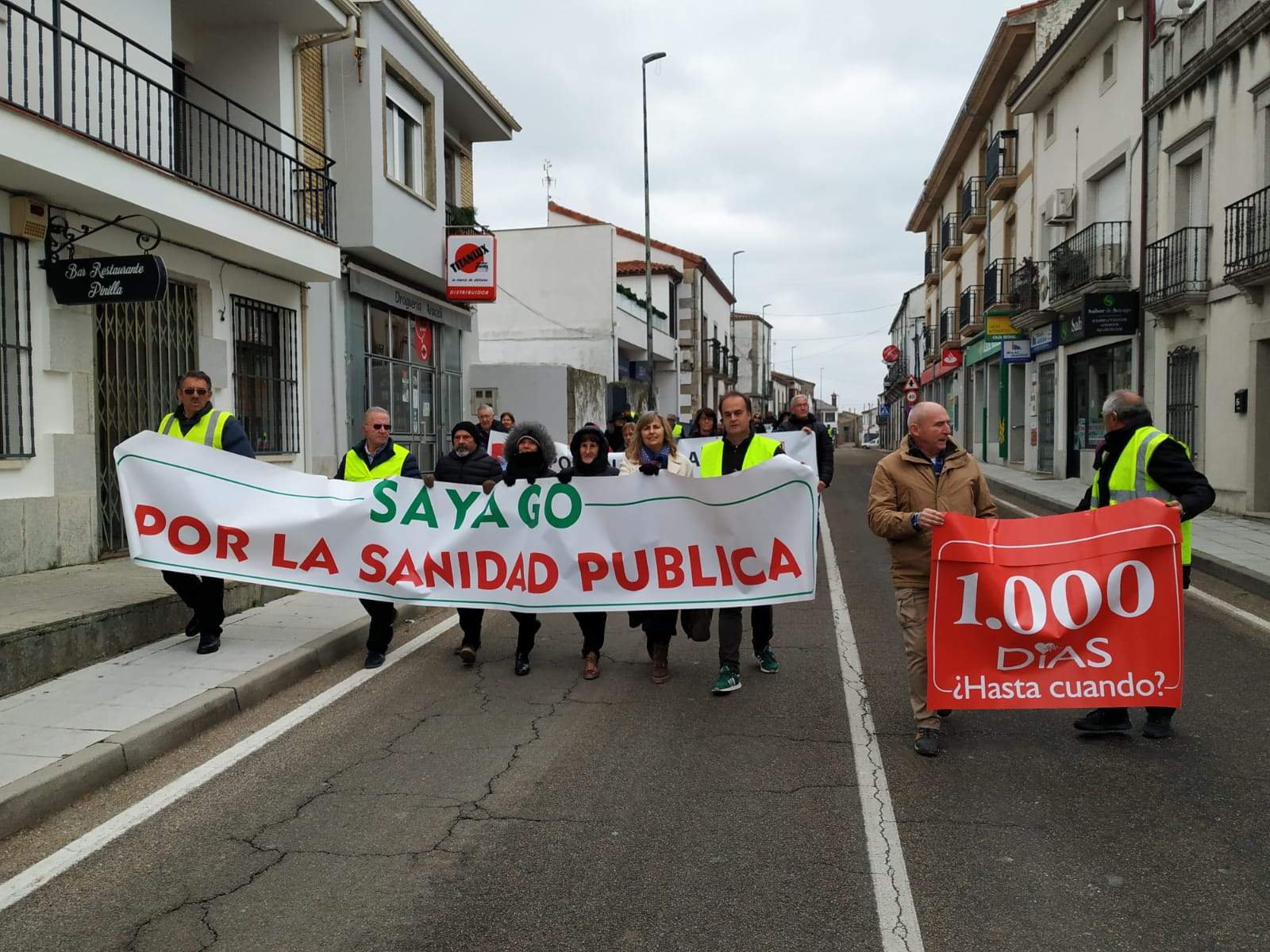 Protesta Sanidad Sayago. Fotografía: CEDIDA