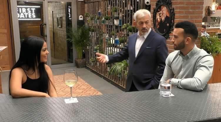 Roberto Martínez, Míster Zamora, en un momento del programa First Dates