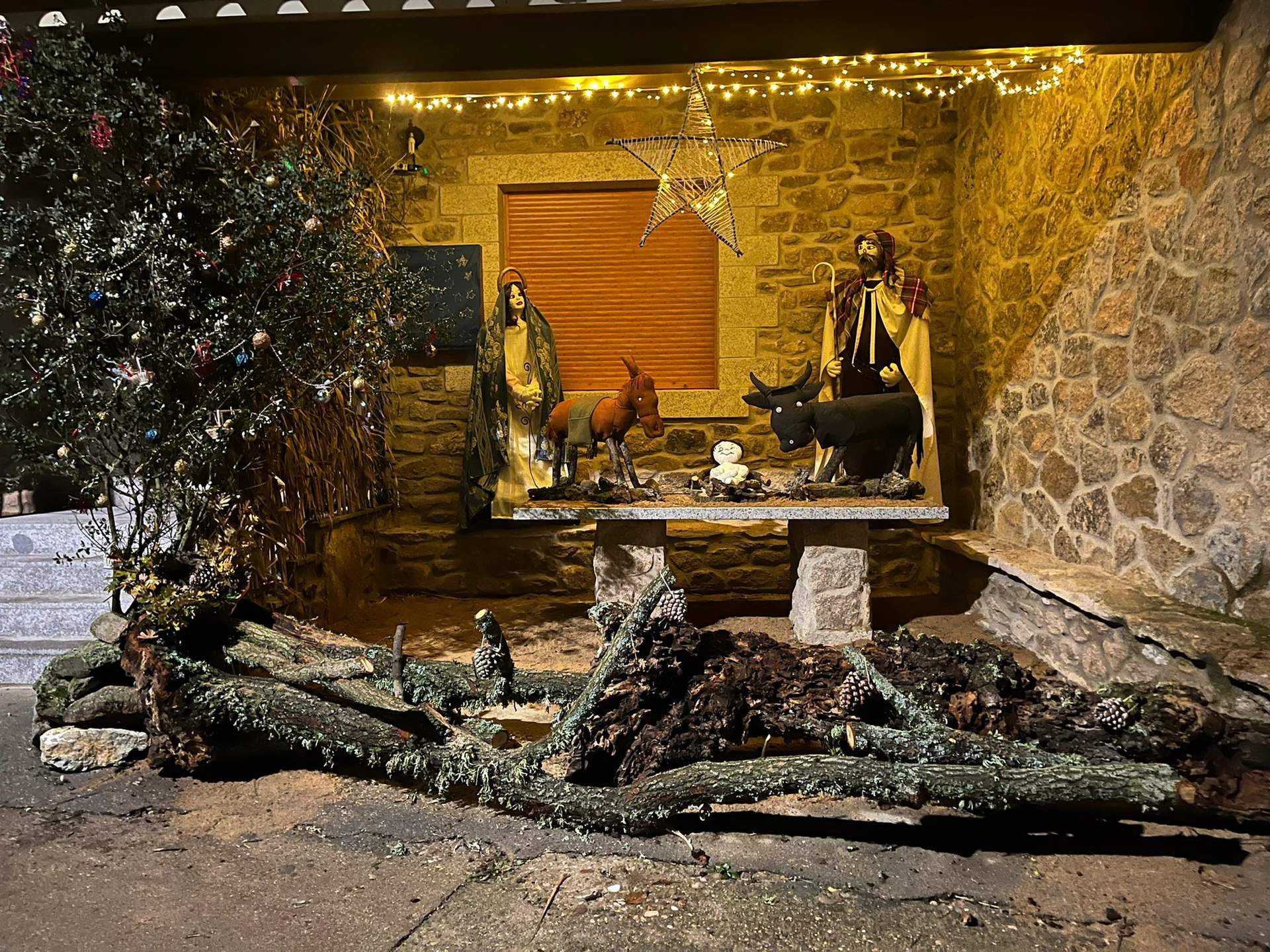 Misterio realizado por la asociación cultural "Virgen del Castillo" de Figueruela. Fotografía: CEDIDA
