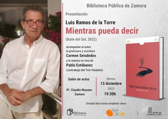 Presentación libro Luis Ramos en Zamora