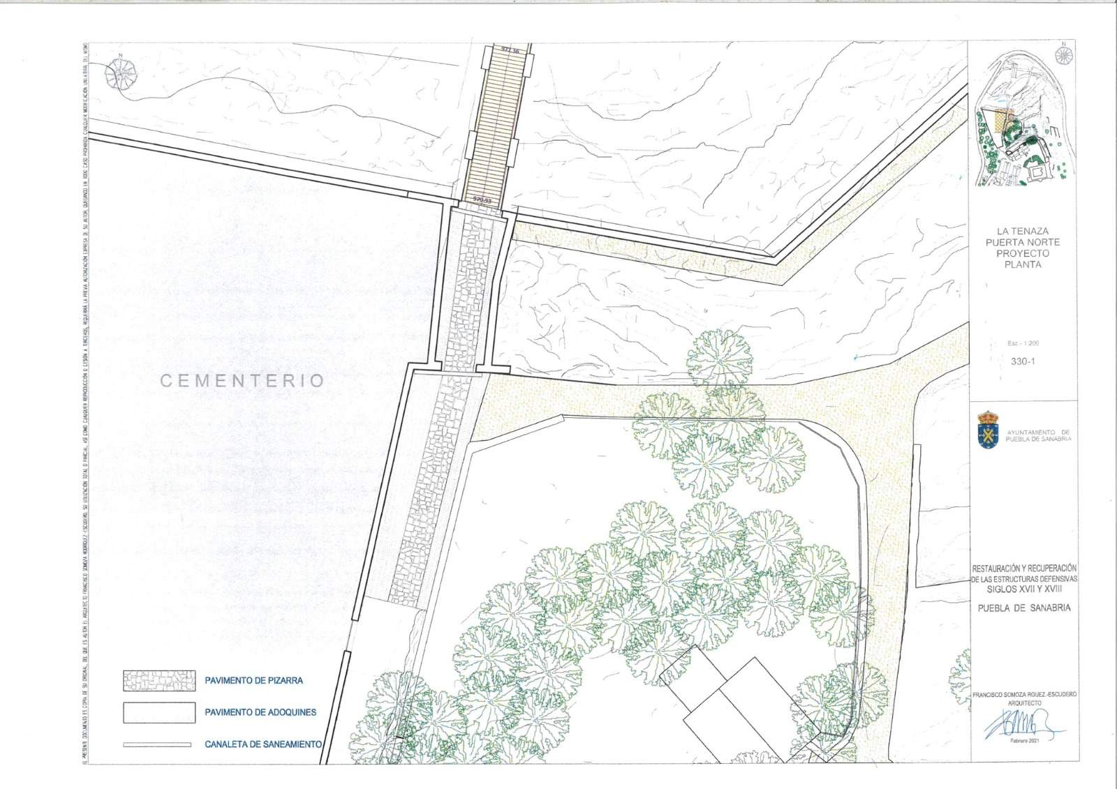 Proyecto redactado por Francisco Somoza para el proceso de recuperación de las estructuras defensivas en la zona norte de Puebla de Sanabria