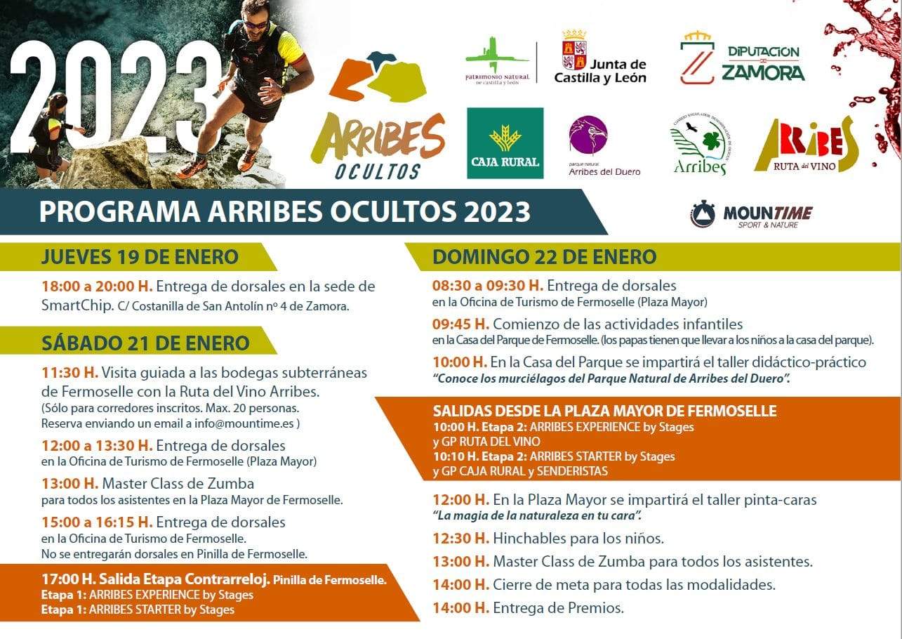 Cartel programación Arribes Ocultos 2023