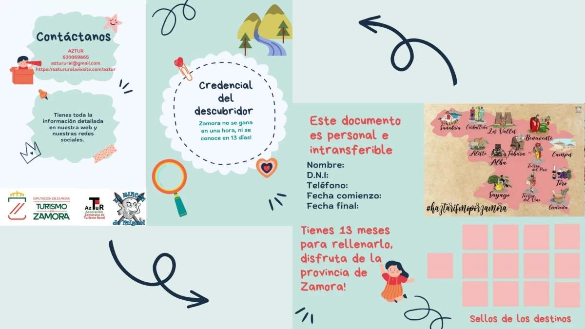 Así será la credencial del descubridor impulsada por AZTUR