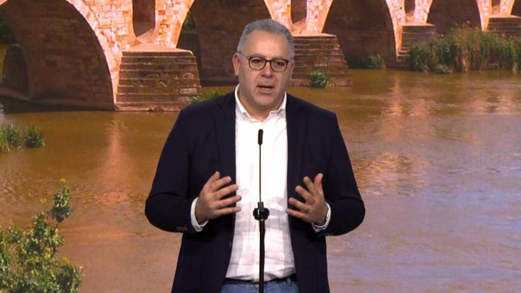 Jesús María Prada con Feijóo en el acto de presentación de candidatos del PP