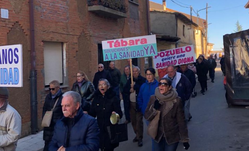 Concentración en Tábara 1. Imagen cedida