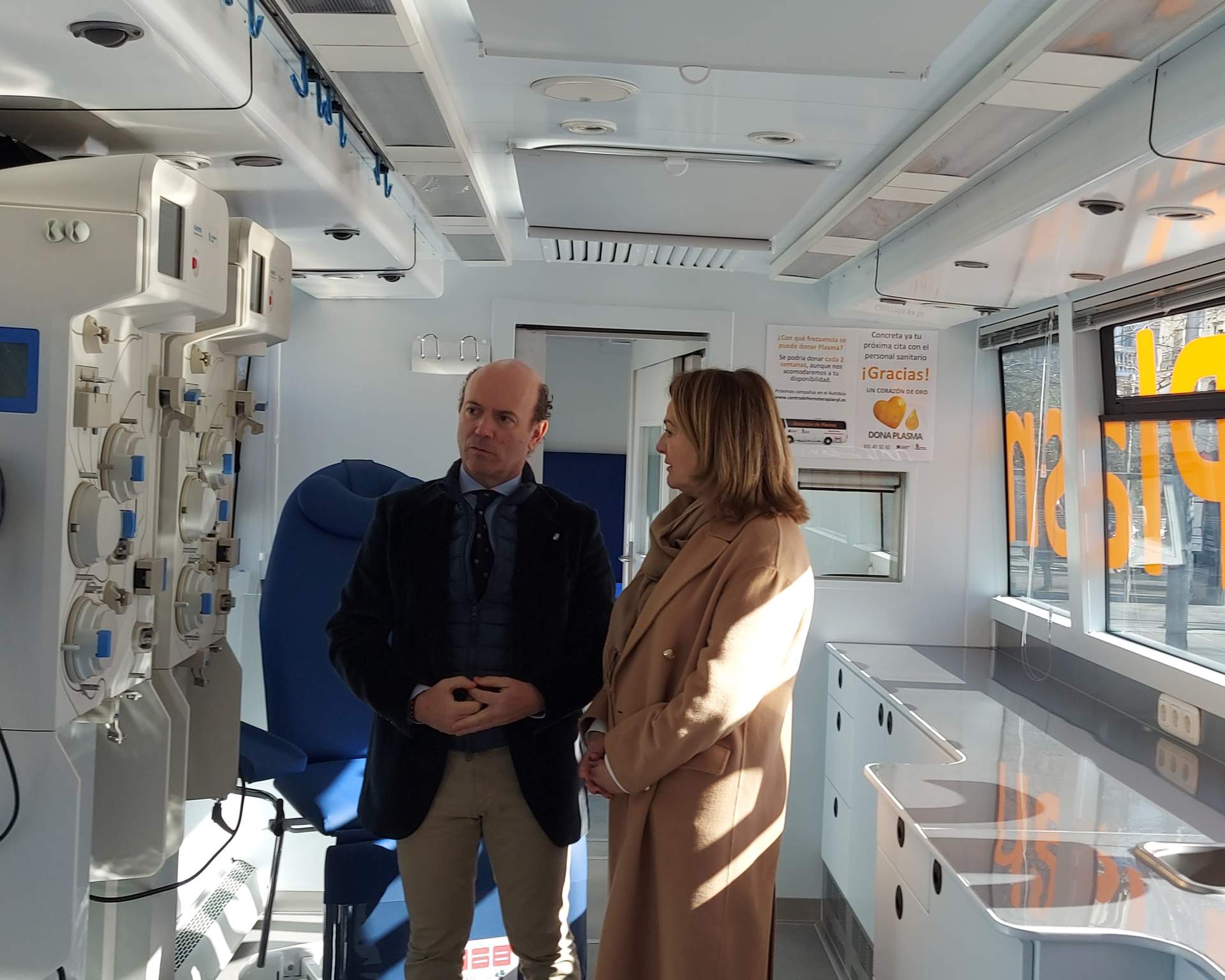 l Centro de Hemoterapia de Castilla y León cuenta con el primer autobús exclusivo en España para facilitar el acceso a la donación de plasma. Fotografía: CHEMCYL