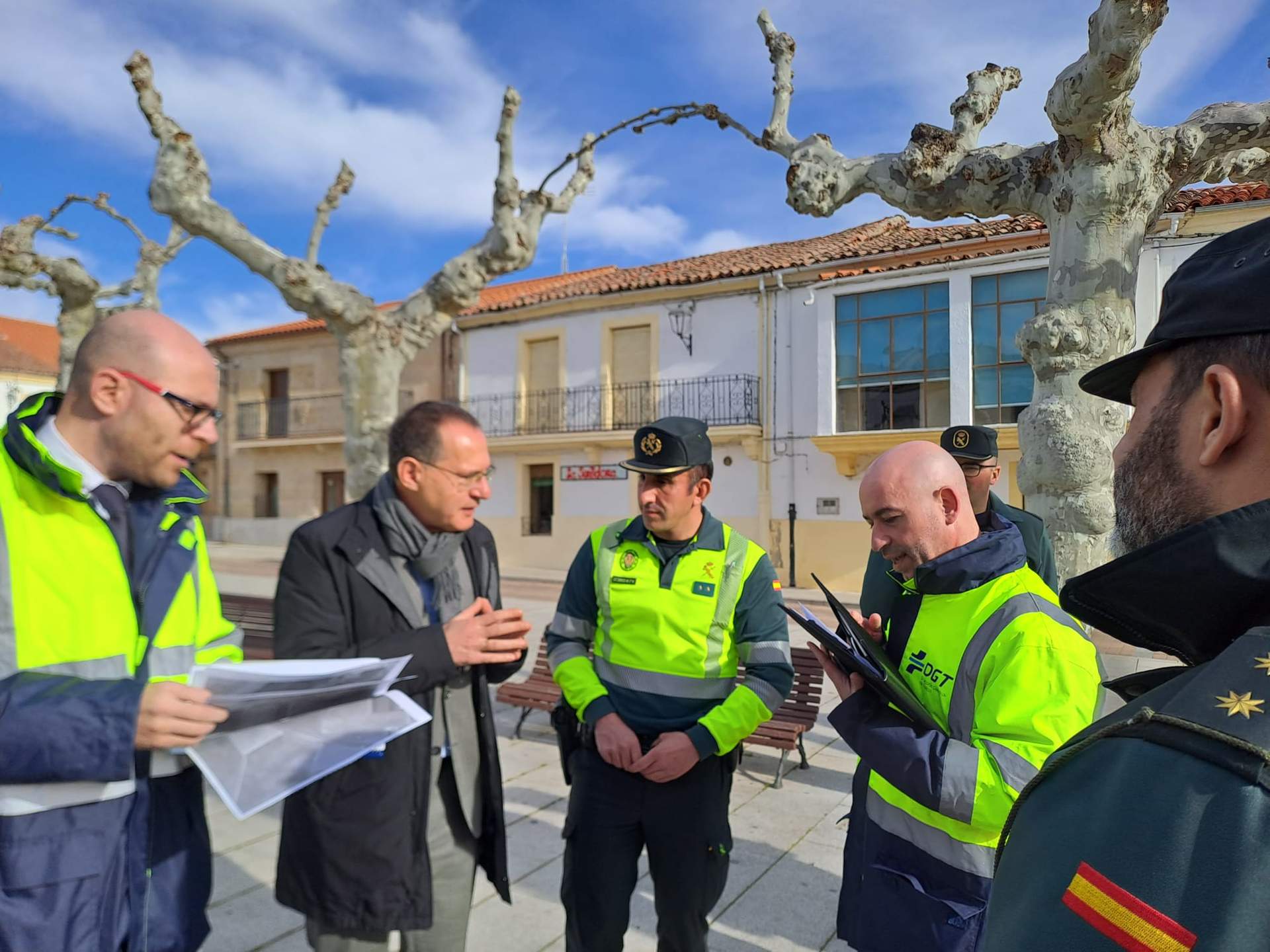 Visita del subdelegado a Fuentesaúco