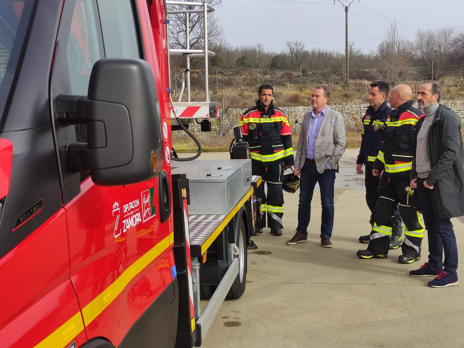 Nuevo vehículo en altura para los Bomberos de Rionegro del Puente