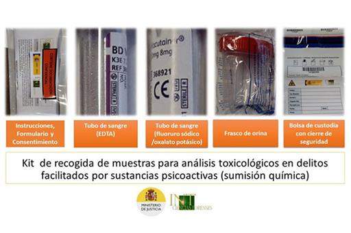Kits toma de muestras sumisión química