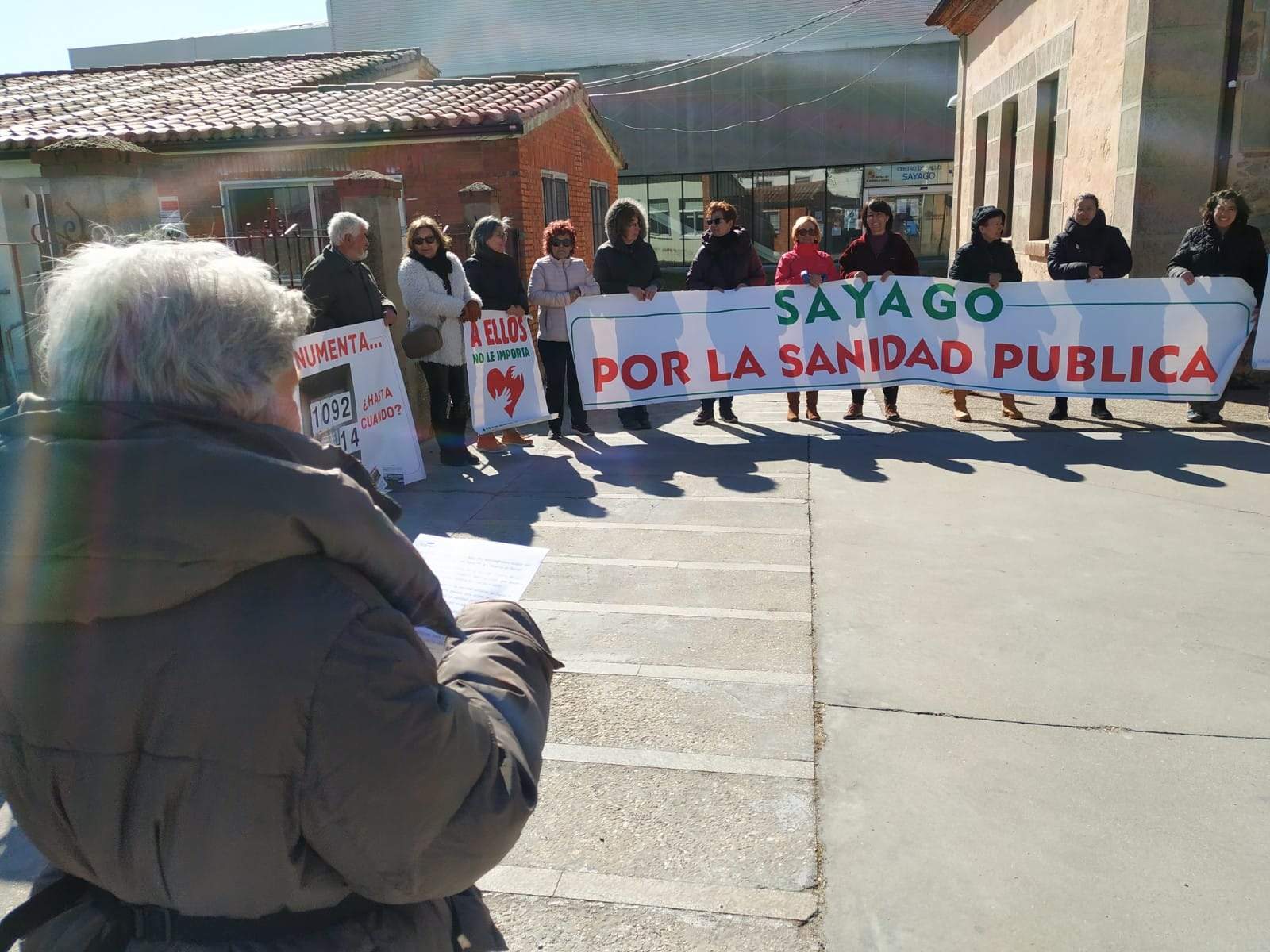 74 protesta de la Plataforma en Defensa de la Sanidad Pública de Sayago. Fotografía: CEDIDA