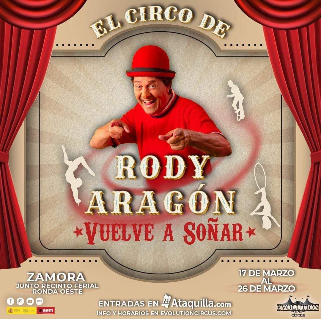 Cartel circo Rody Aragón