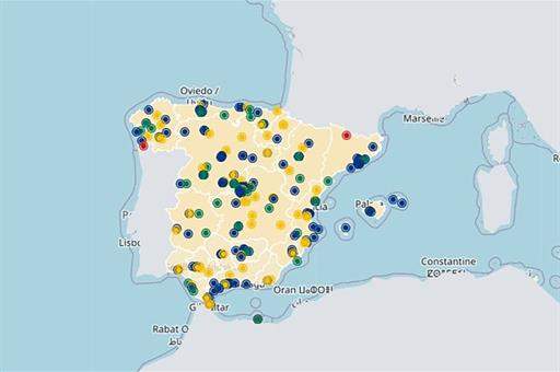 Mapa con nuevas comisarías y cuarteles en construcción