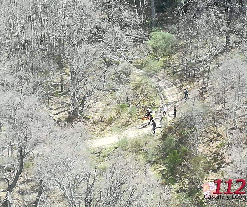 Imagen de la evacuación del varón