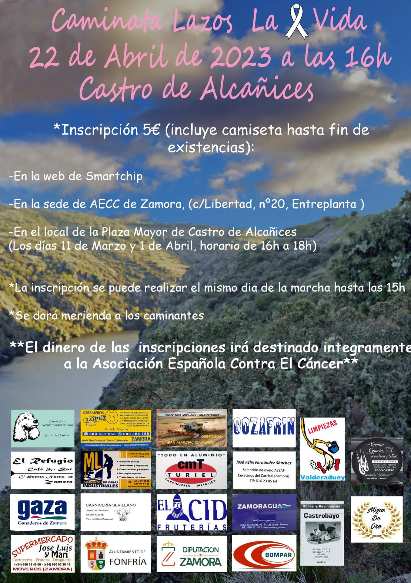 Cartel Caminata Castro de Alcañices