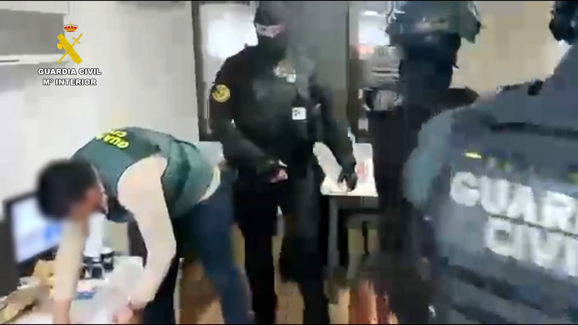 Red de estafa telemática a empresas. Fotografía: Guardia Civil