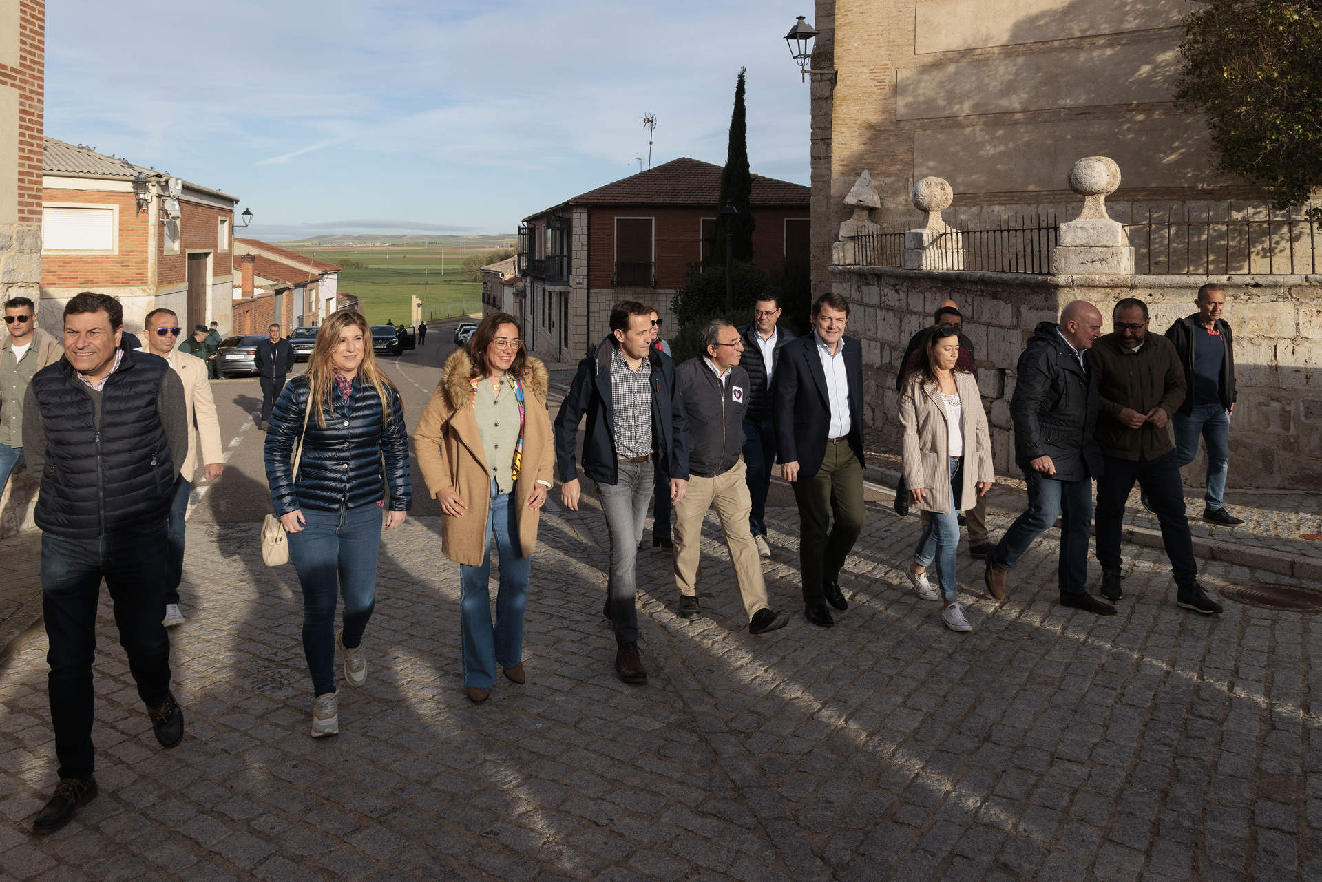 El presidente de la Junta, Alfonso Fernández Mañueco, durante la celebración del Día de CyL en Villalar