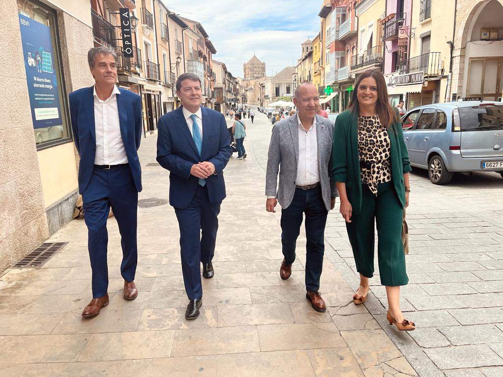 Mañueco en su visita a Toro