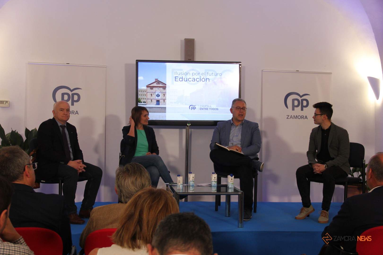 Prada durante la presentación de las líneas maestras de la propuesta de Gobierno del PP al Ayuntamiento de Zamora