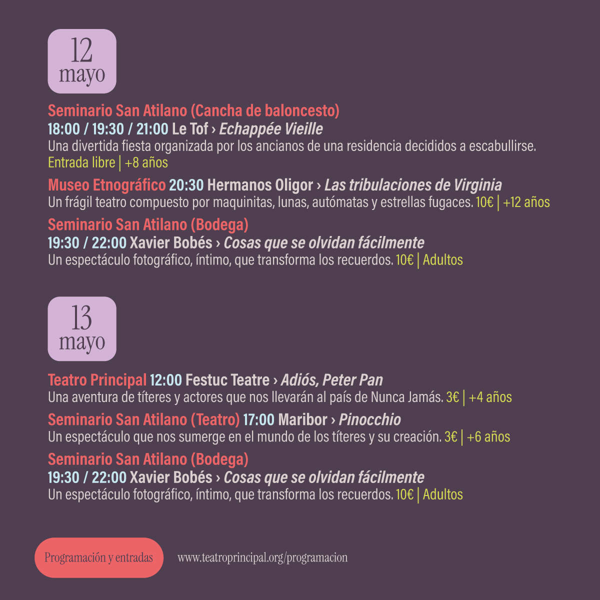 Cartel Festival Internacional de Títeres y Marionetas 2023