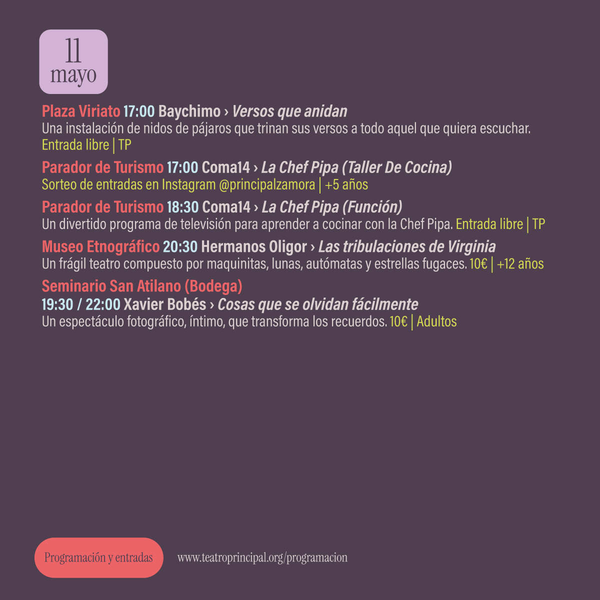 Cartel Festival Internacional de Títeres y Marionetas 2023