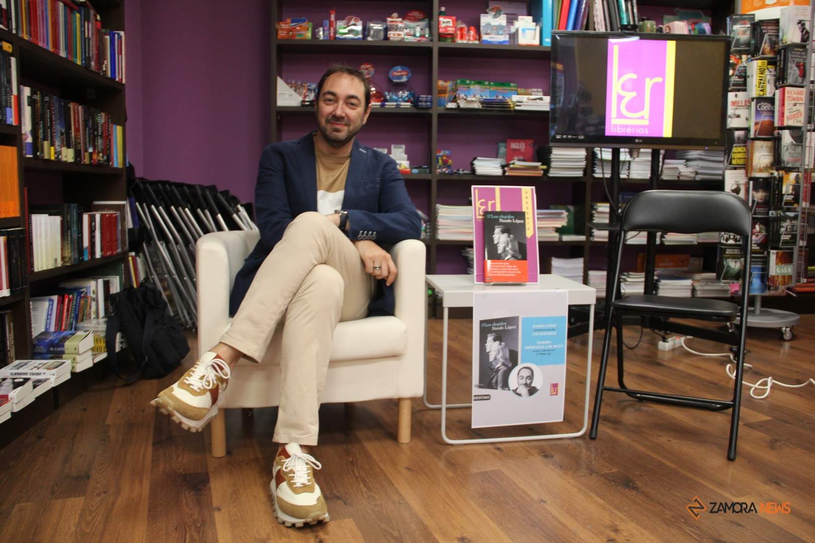 Nando López, autor de "Los elegidos"